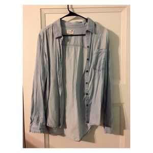 LA Hearts denim style button up